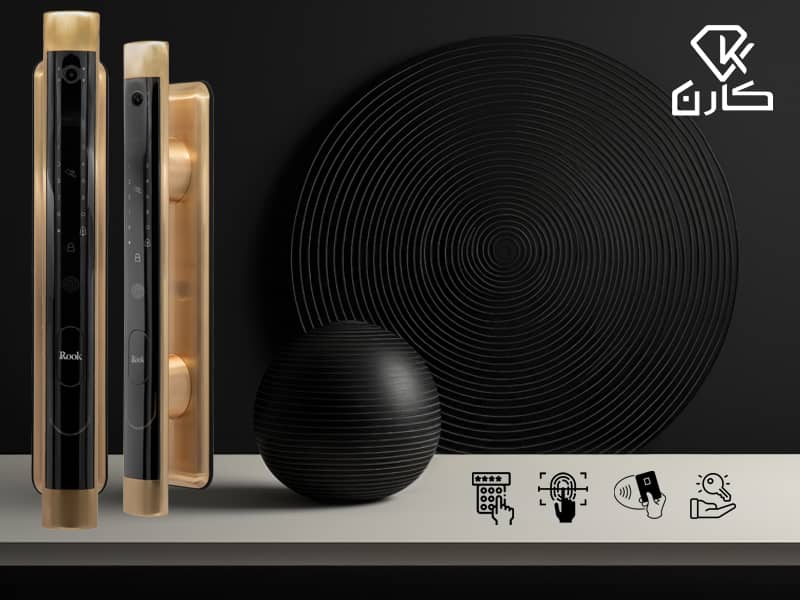 rook-digital-lock-3 قفل هوشمند روک دارای قفل اتوماتیک است.