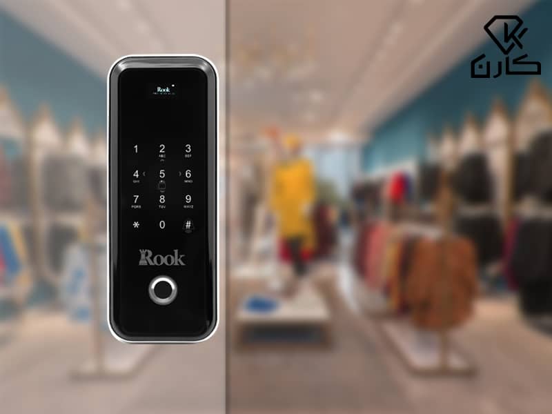 قفل درب شیشه ای