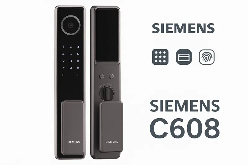 قفل هوشمند c608 زیمنس در کارن
